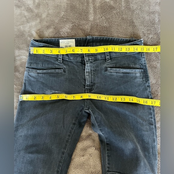 NILI LOTAN 111/88 80NL Black Ankle Zip Skinny Moto Jeans Size 4 - Picture 8 of 11